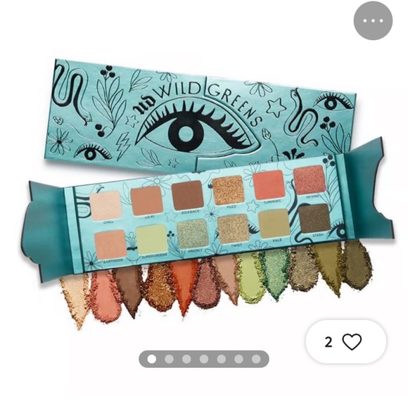 Urban Decay Wild Greens Eyeshadow Palette - Picture 1 of 5